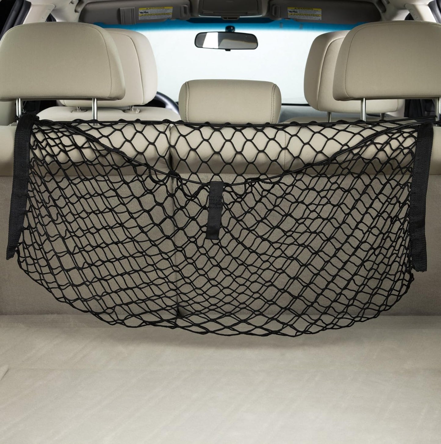 High Road HR-5520-05 Hanging Trunk Organizer Storage Net For SUV Cargo Headrests