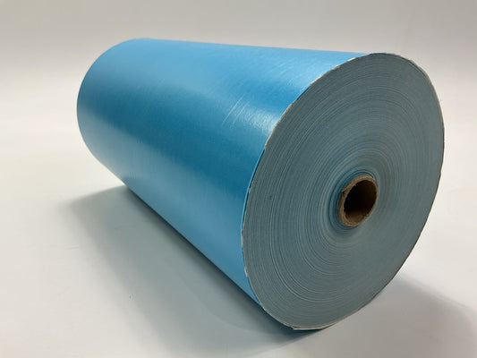 High Teck MP500B-12 True Blue Polycoated Masking Paper, 12 In W X 700 Ft L