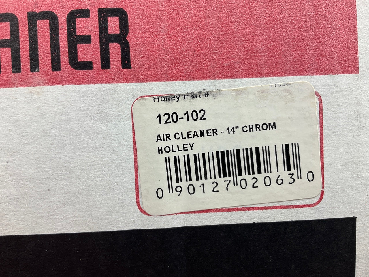 Holley 120-102 14'' Chrome Round Air Cleaner For 4150 & 4160 W/ 5.125'' Neck