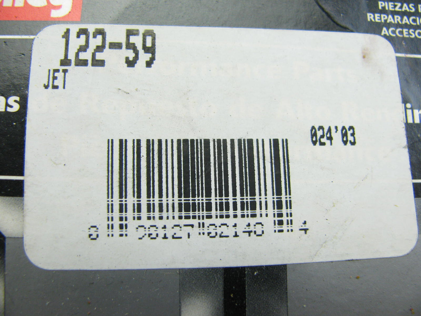 Carburetor Main Jets - Size 59 1/4-32 Thread .058'' Hole - 122-59