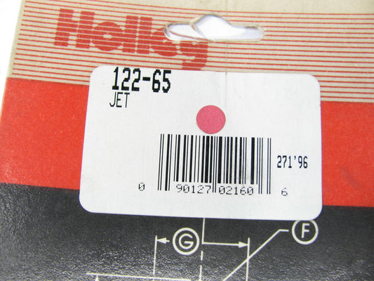 Carburetor Standard Main Jets - .065'' 1/4-32'' Thread - 122-65