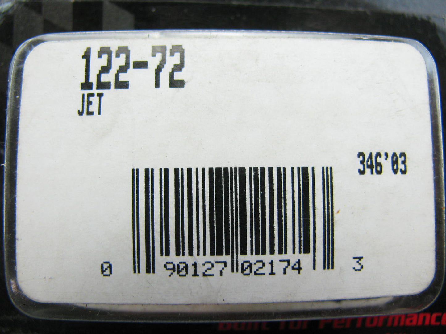 Holley 122-72 Carburetor Main Jets - Size 72 1/4-32 Thread .079'' Hole