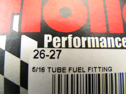 Holley 26-27 Fuel Bowl Inlet Fitting Inverted Flare - 5/16'' - 1/2''-20 X 7/8''-20