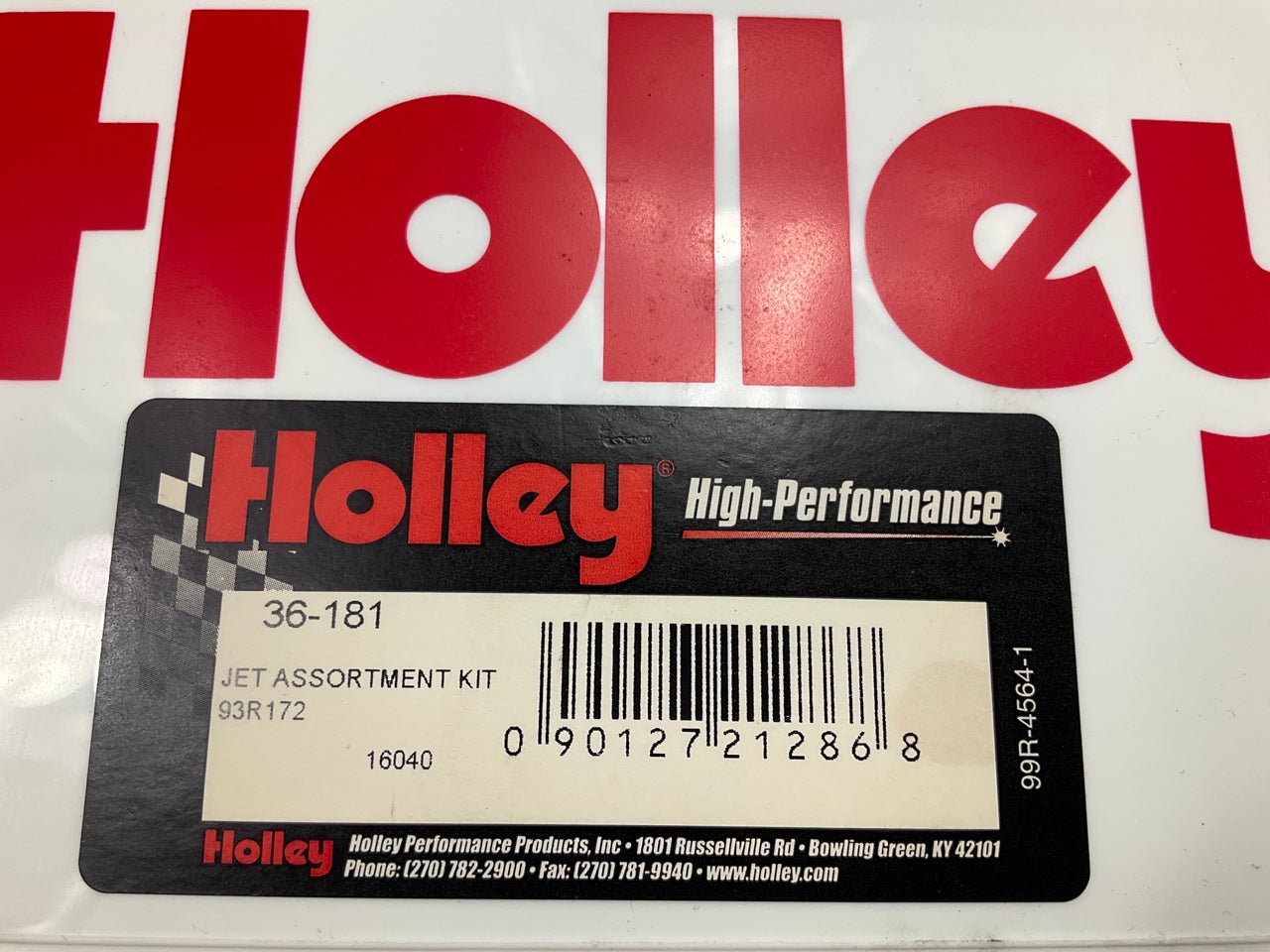 Holley 36-181 4150 4160 4500 4-BBL Brass Carburetor Jet Kit, 2 Of Each Sizes