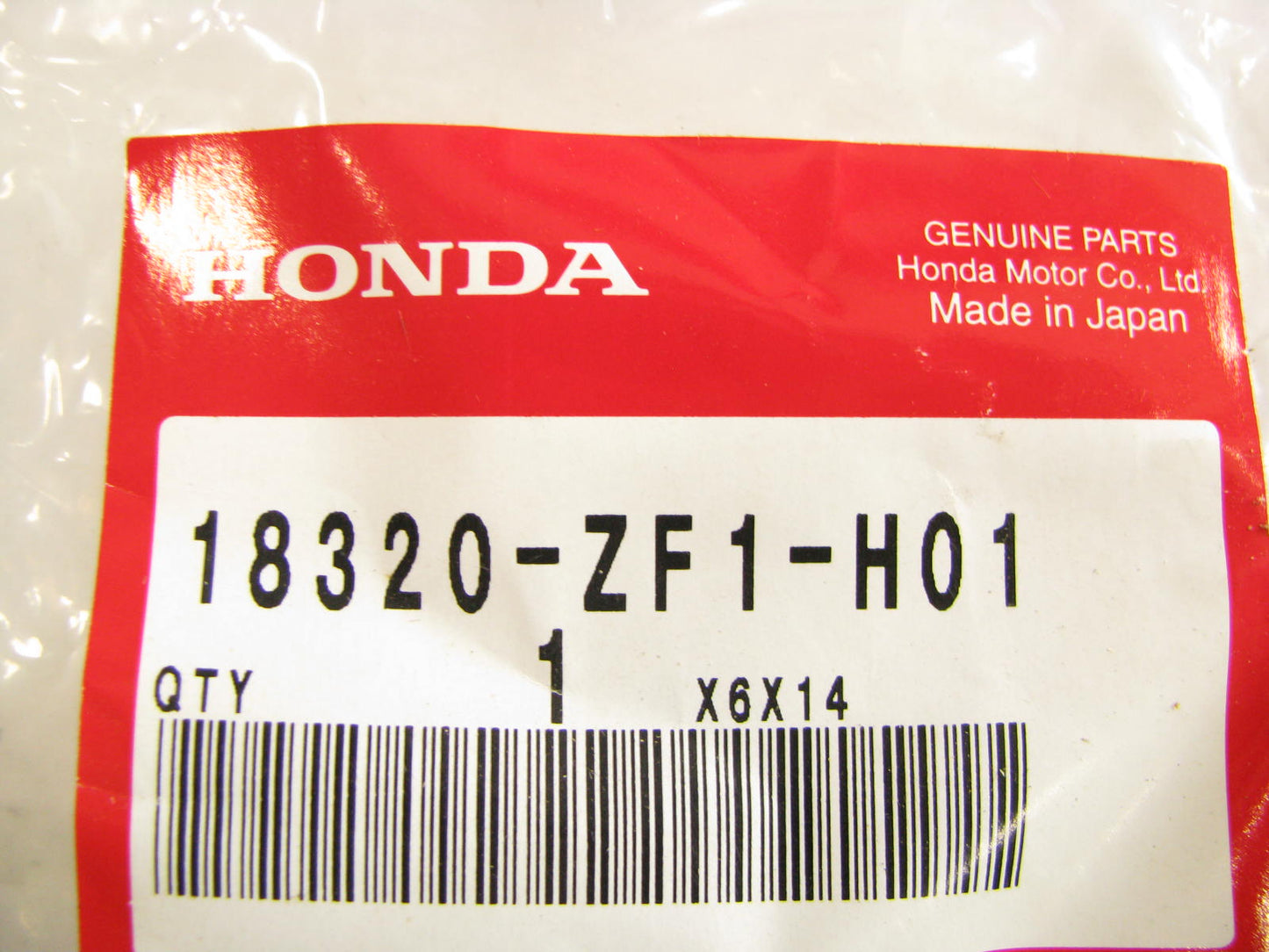 NEW OEM Honda 18320-ZF1-H01 Exhaust Muffler Heat Shield GX120K1 GX120U1 GX120UT1