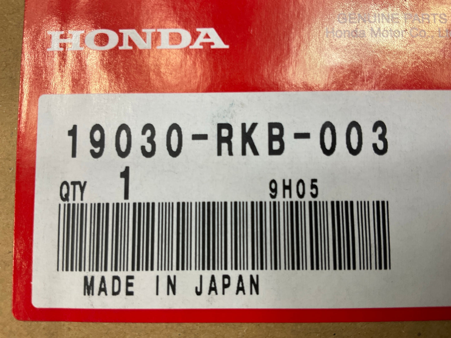 NEW OEM Honda 19030-RKB-003 Radiator Fan Motor, Left Side, 2005-2012 Acura RL