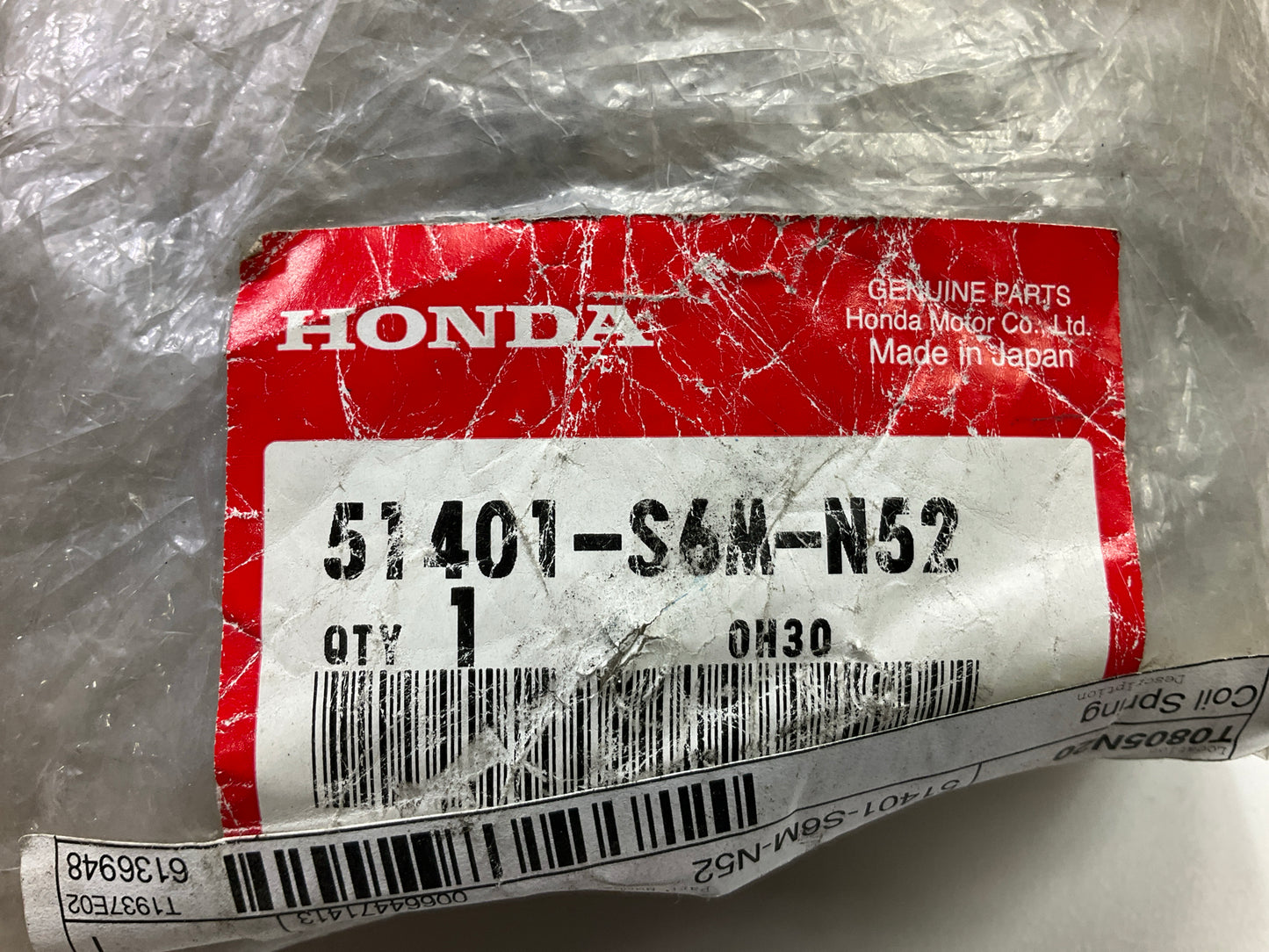 NEW OEM Honda 51401-S6M-N52 Front Coil Spring For 2003-2004 Acura RSX