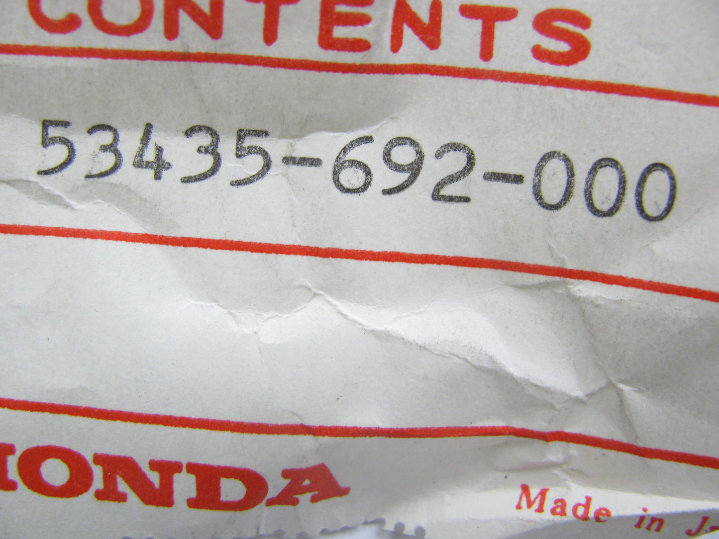 NOS - OEM Honda 53435-692-010 Steering Rack Bushing For 1979-1981 Prelude W/ M/T