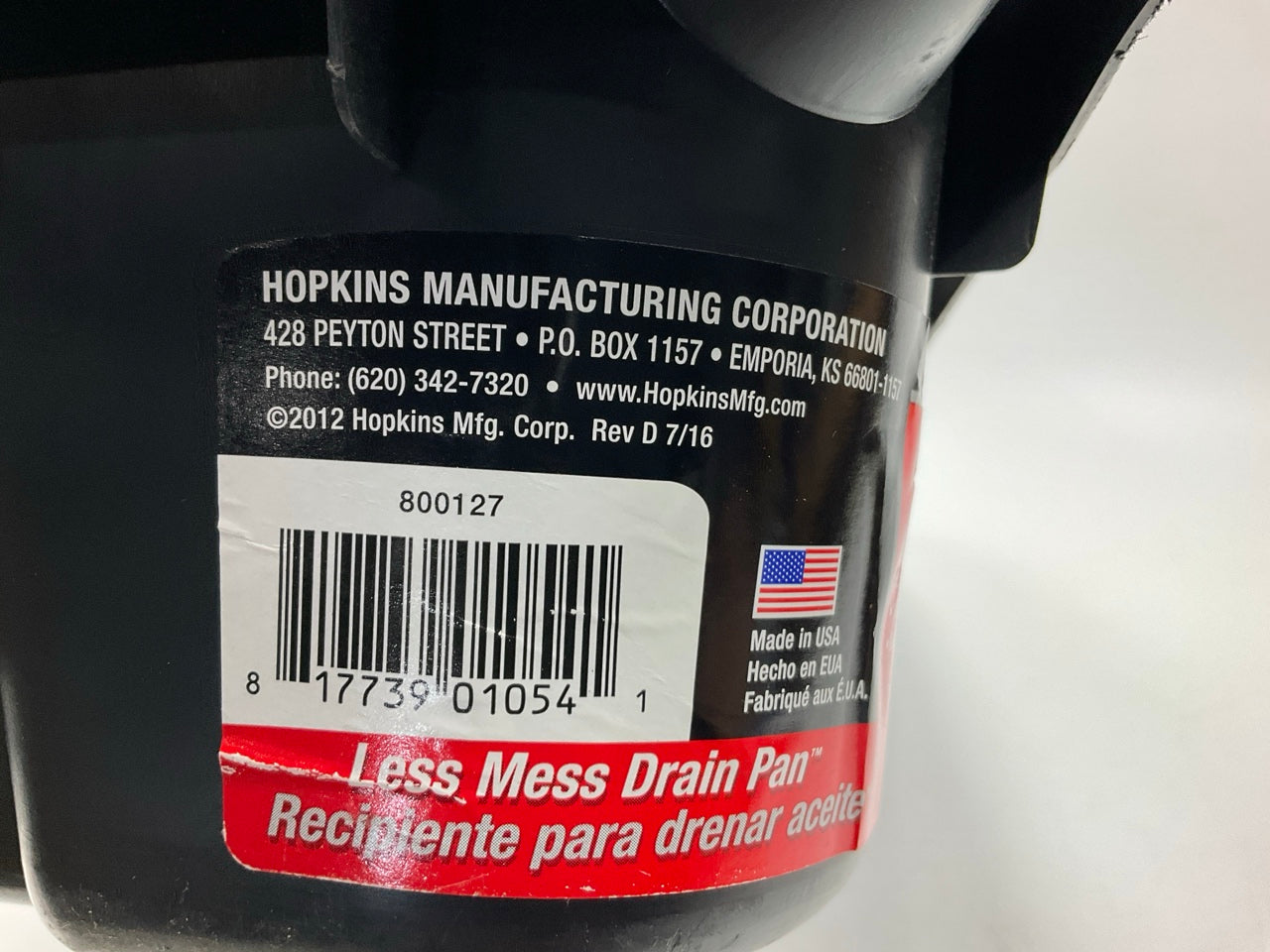 Hopkins 05080MI 11 Qt Less Mess Drain Pan (Oil Catch Drain Pan)