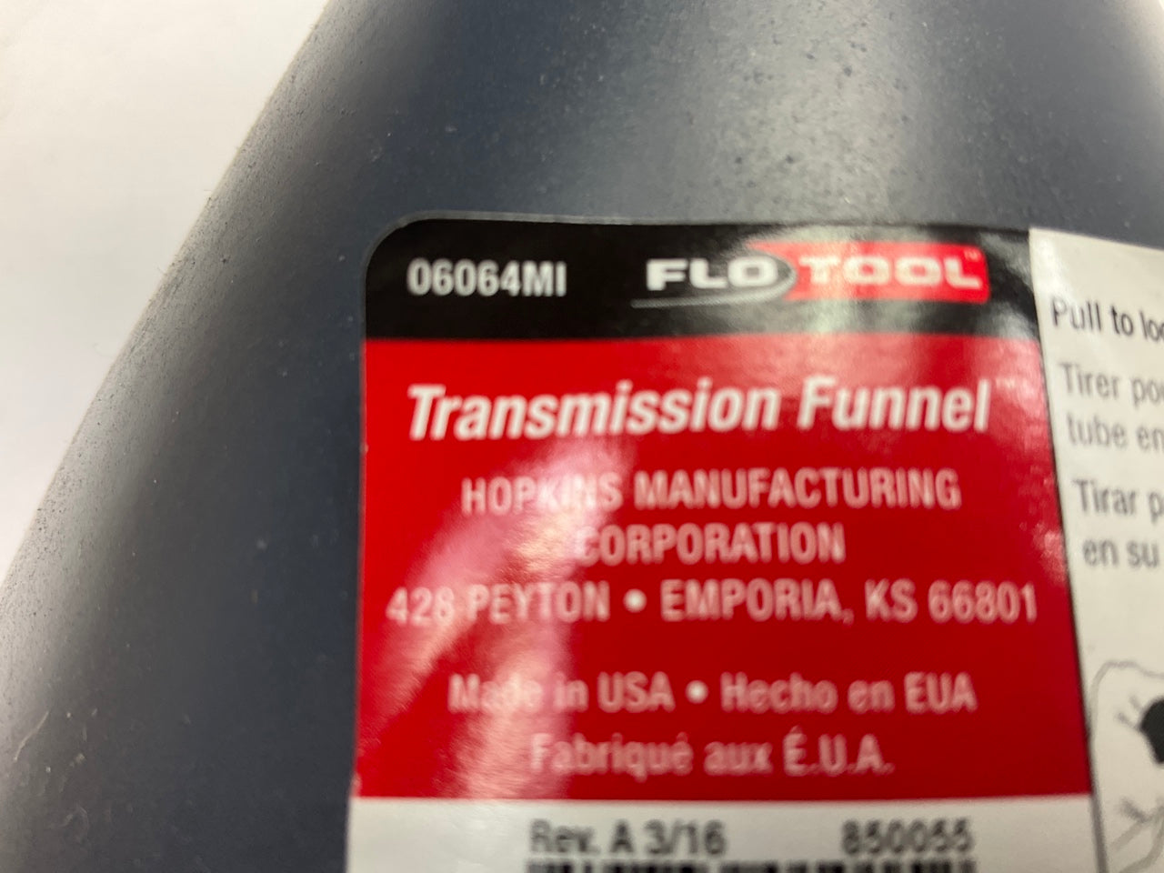 (2) Hopkins 06064MI Flexible 18'' Long Hose Transmission Filler Funnel