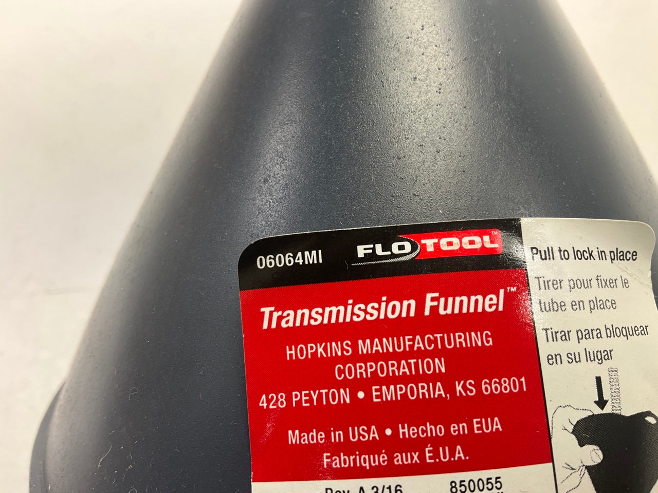 Hopkins 06064MI Flexible 18'' Long Hose Transmission Filler Funnel