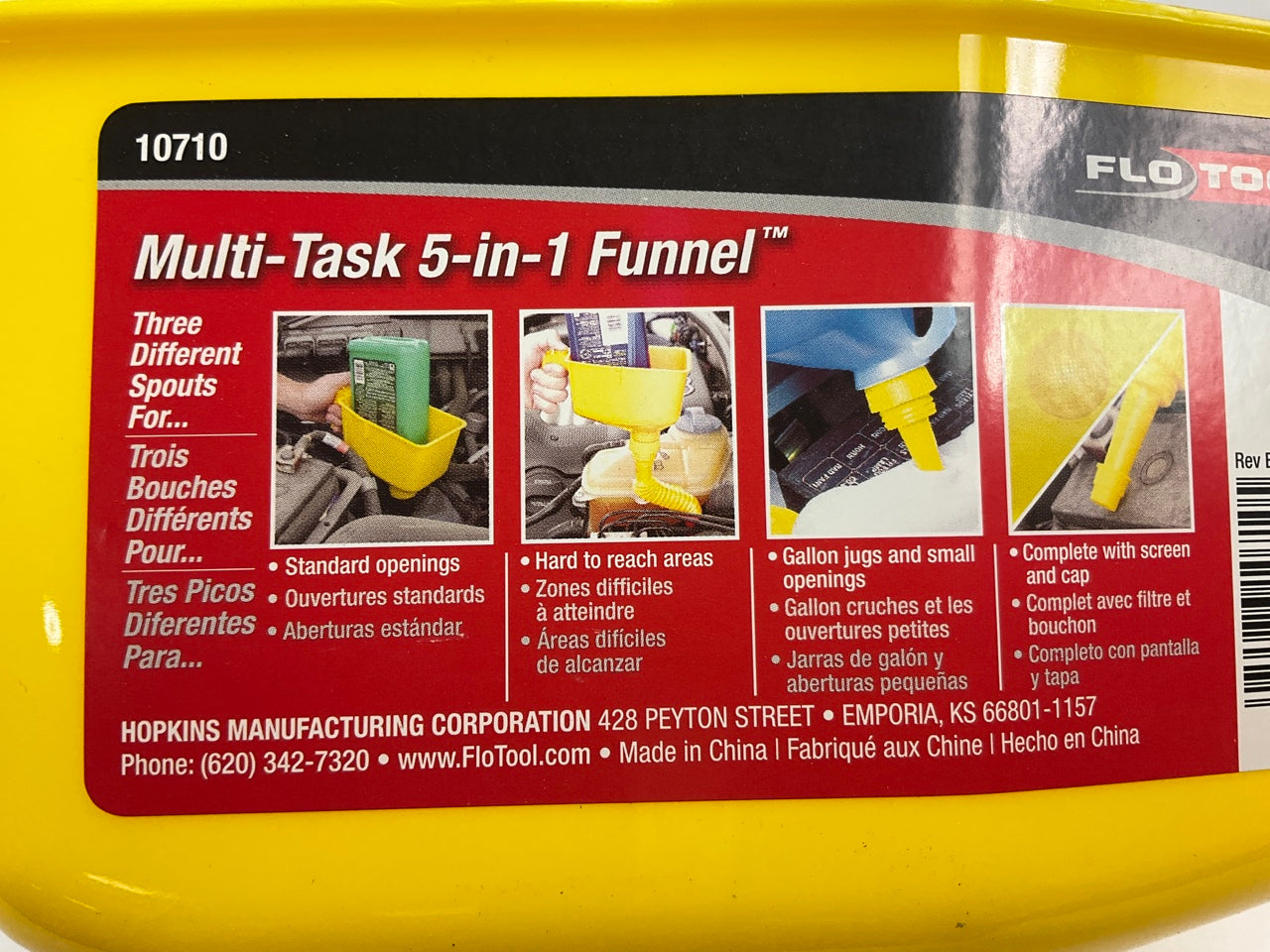 (2) Hopkins 10710 Multi-Task 5 In 1 Funnel - Three Different Spouts