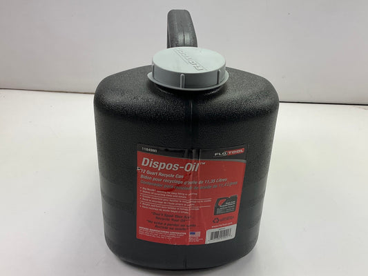 Hopkins 11849MI FloTOOL Oil Dispoal 12 QUART Recycle Can Jug Container 3 GALLON