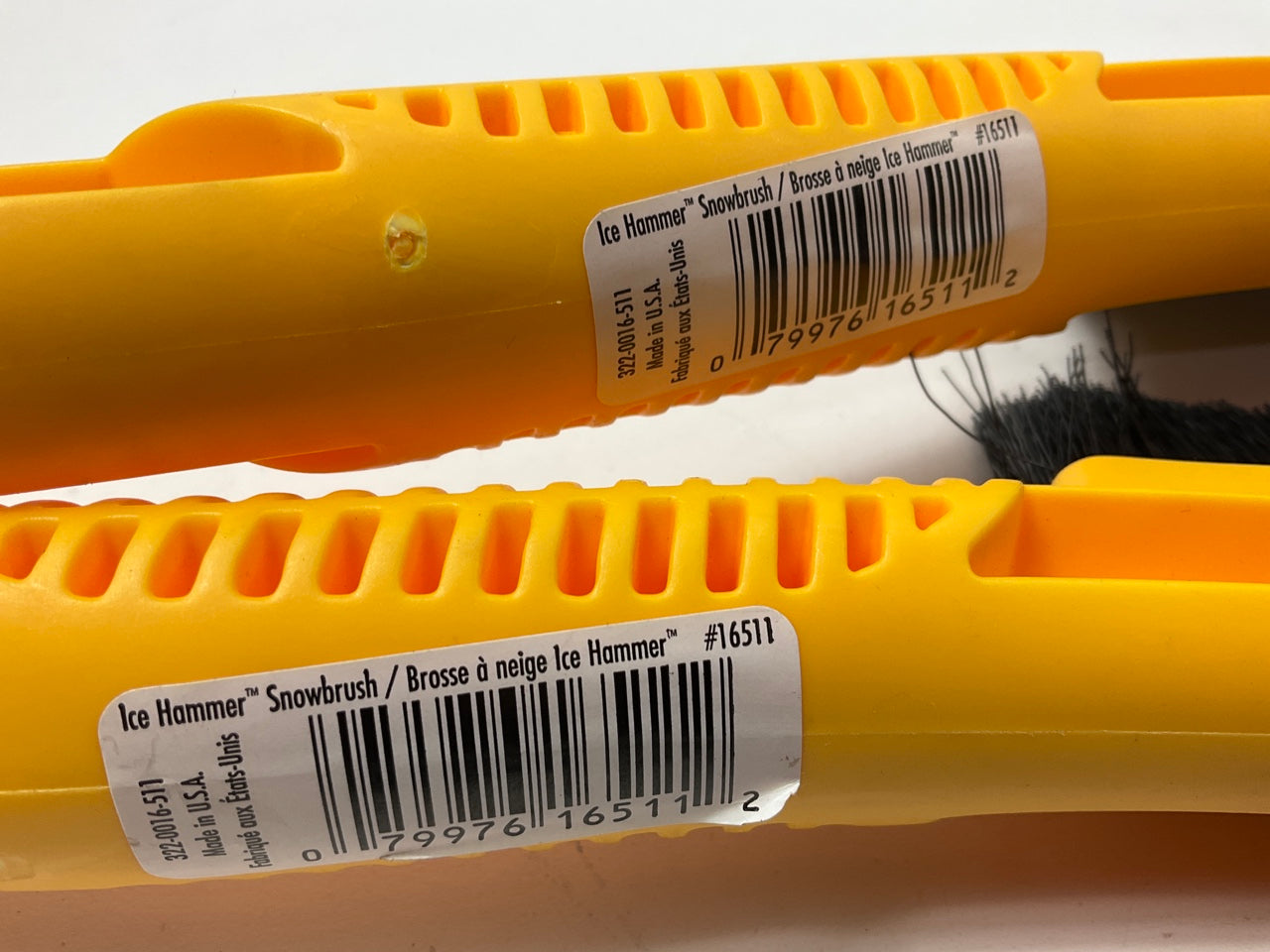 (2) Hopkins 16511 SubZero 23'' Ice Hammer Snowbrush & Ice Scraper - YELLOW