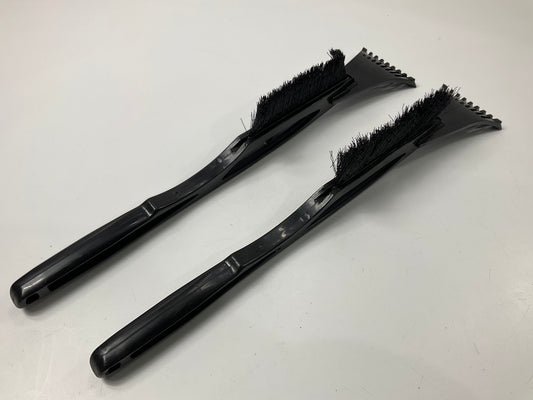 (2) Hopkins 19513 22'' Super Deluxe Snowbrush W/ Bear Claw Ice Scraper BLACK