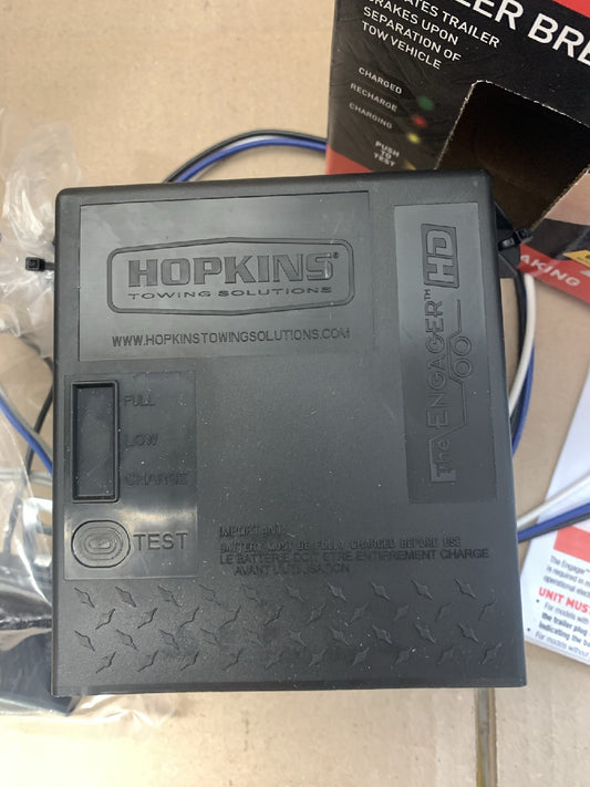 Hopkins 20099 Engager Trailer Breakaway Break Away Kit W/ Battery Meter - Small