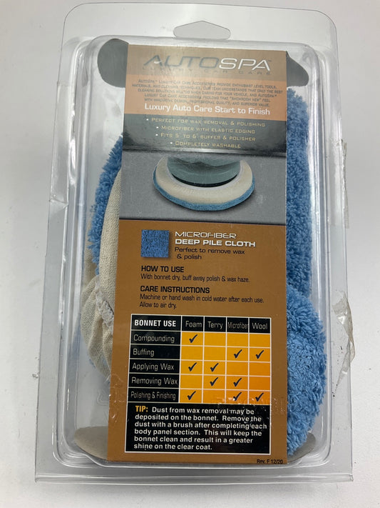 Hopkins 40406AS Microfiber Polishing Buffing Pad Bonnet 5-6'' - 2 Pack