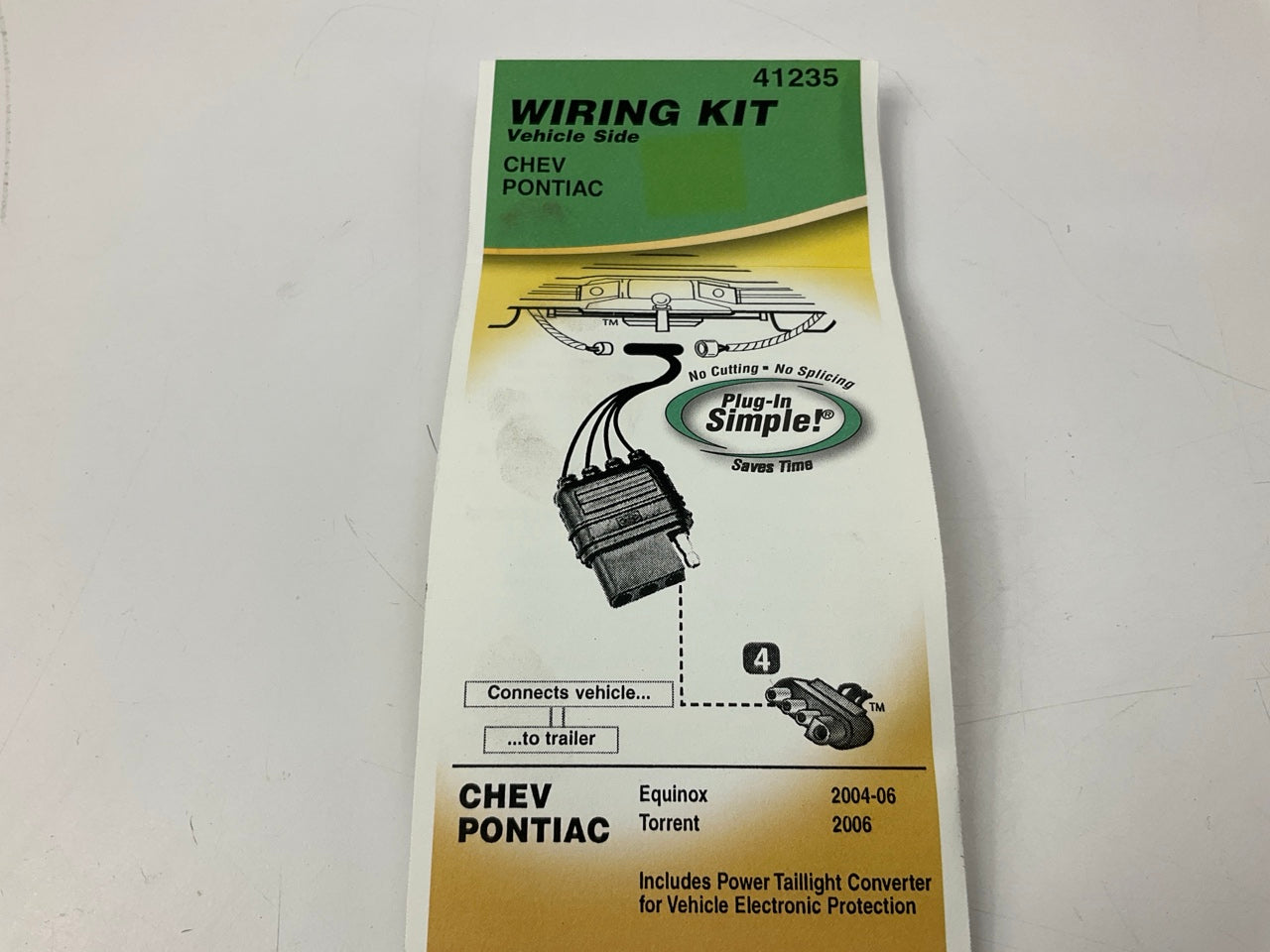 Hopkins 41235 Trailer Wiring Harness Connector Kit - 2005-2006 Chevrolet Equinox