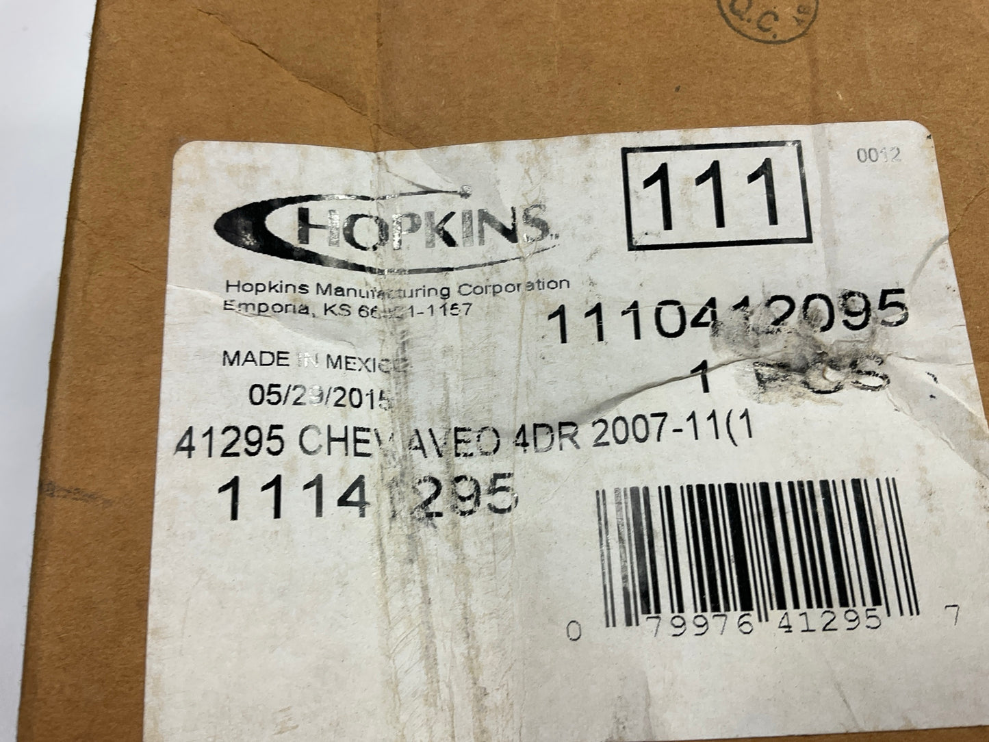 Hopkins 41295 Trailer Wiring Harness Connector Kit For 07-11 Chevy Aveo