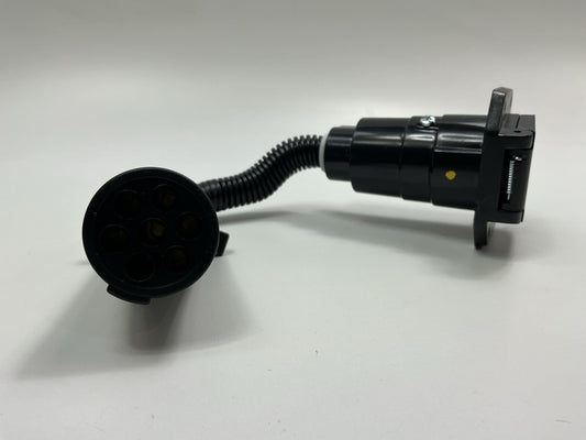 Hopkins Towing Solutions 47425 7 Round To 7 RV Trailer Plug Connector Adapter