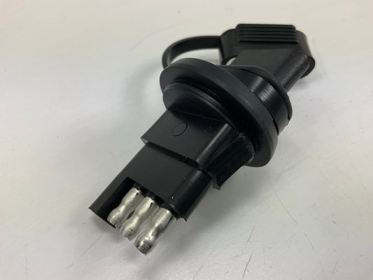 Hopkins 47605 4 Wire Flat Knockout Adapter Trailer Plug Connector