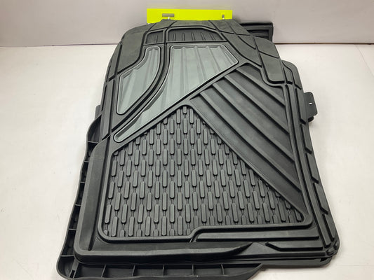 Hopkins 79000 27.5''x18.5'' Full Size Heavy Duty Black Floor Mats (4 Piece Set)