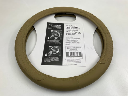 Hopkins 97364-9DI Steering Wheel Cover - Golf Grip, Tan, 14.5''-15.5'' Diameter