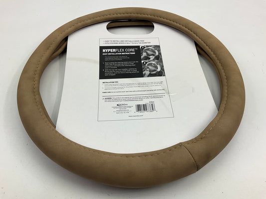 Hopkins 97385-9 HyperFLEX Core MEGA XL TAN Steering Wheel Cover 14.5''-15.5''