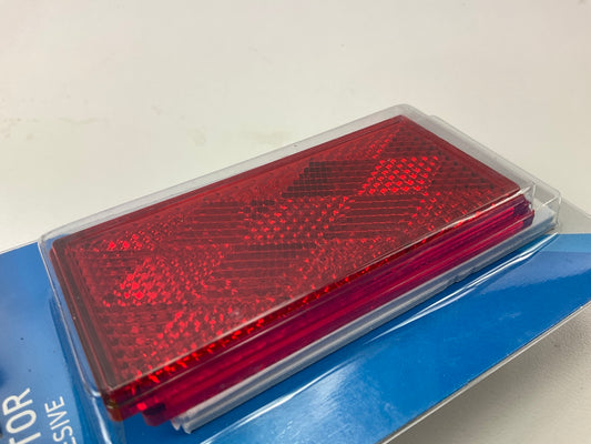 Hopkins B178SRW Rectangle Self-Adhesive Trailer Reflector 3-1/8'' W X 1-3/8'' 2 PC