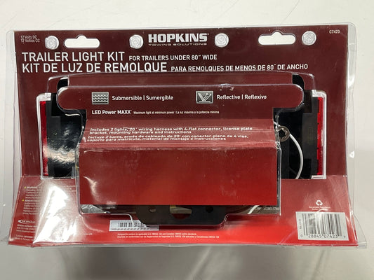 Hopkins C7423 LED Square Submersible Trailer Light Kit