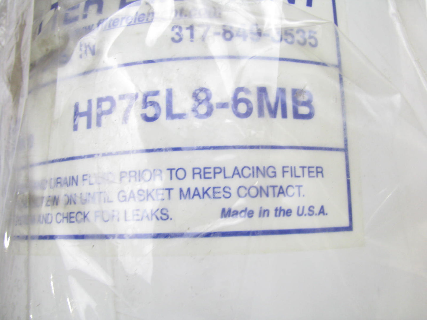 Hy-pro HP75L86MB Spin-on Hydraulic Filter