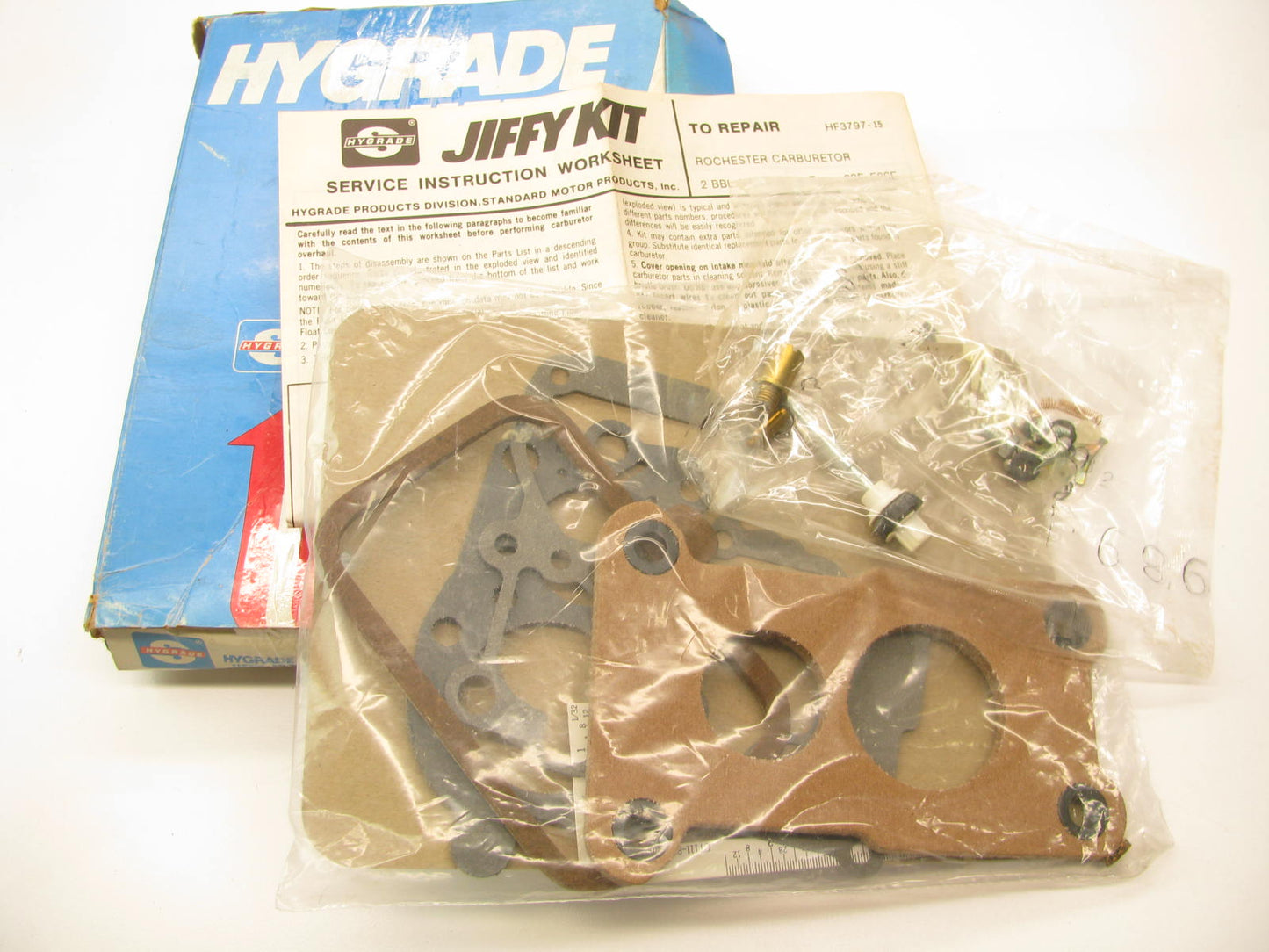 Hygrade 989 Carburetor Rebuild Kit - Rochester 2SE VaraJet 2-BBL