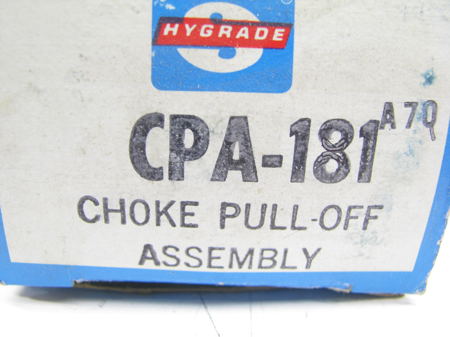 Hygrade CPA-181 Carburetor Choke Pull-Off