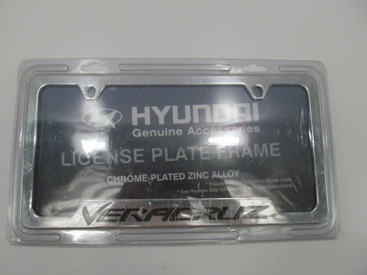 NEW GENUINE OEM Chrome License Plate Frame For Hyundai VERACRUZ 00402-31922