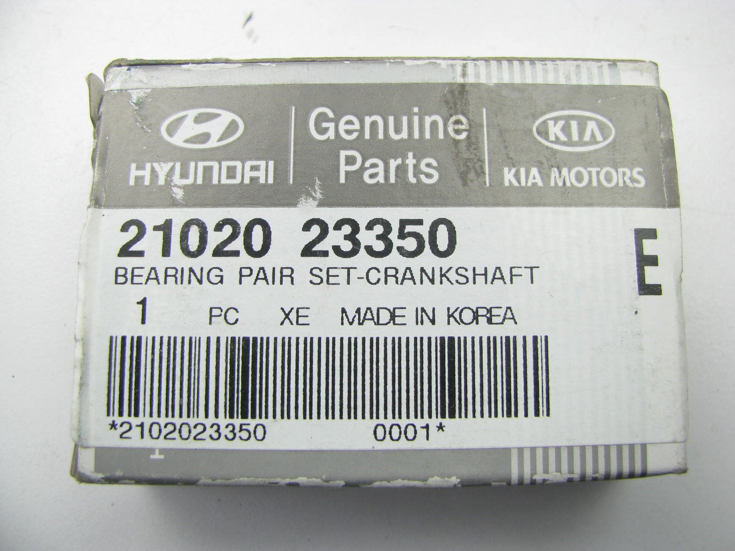 NEW GENUINE Crankshaft Main Bearing PAIR STD Size OEM For Hyundai 2102023350