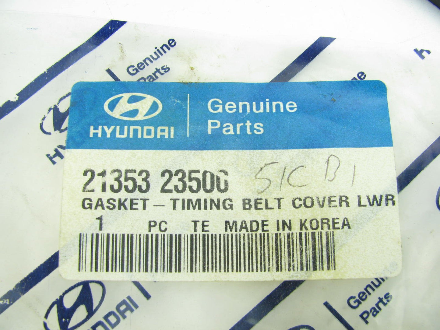 NEW Engine Lower Timing Cover Gasket OEM For 2001-2012 Hyundai 2.0L 2135323500