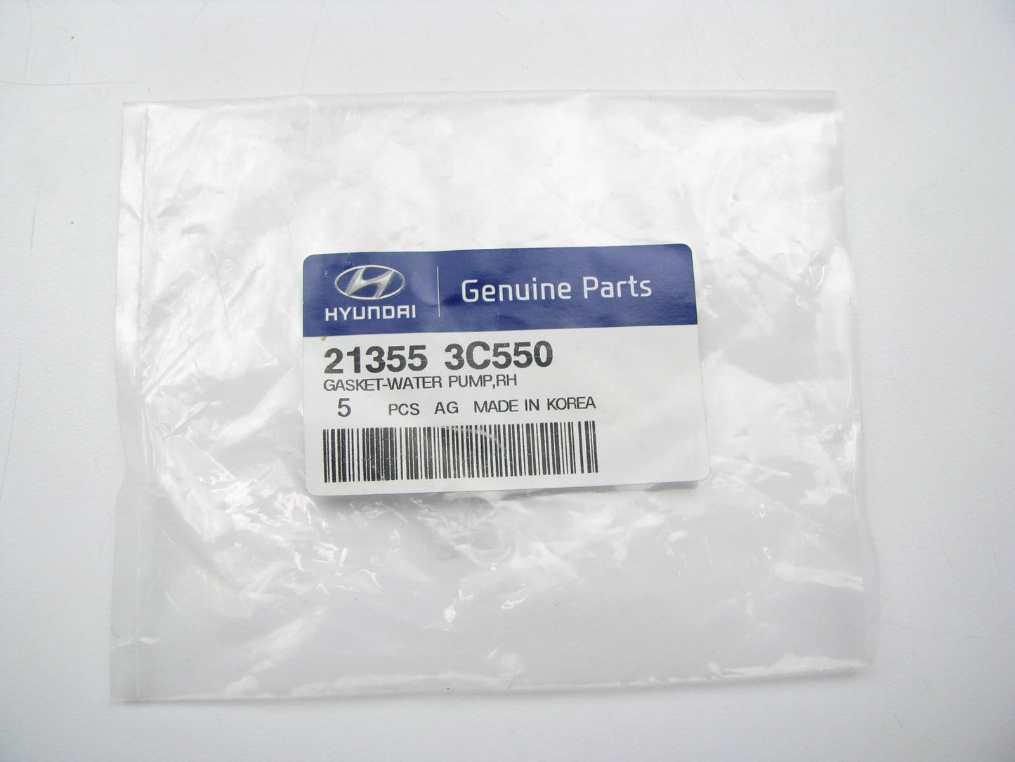 New Genuine Engine Water Pump Gasket OEM For 10-16 Genesis 3.8L 213553C550