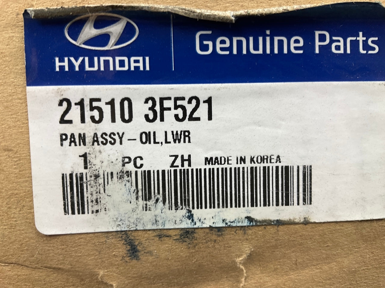 NEW Lower Engine Oil Pan OEM For 2017-2020 Genesis G80, G90 5.0L V8 215103F521