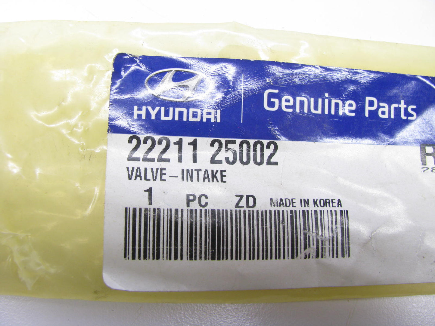 (8) New Genuine Engine Intake Valves OEM For Hyundai 2221125002