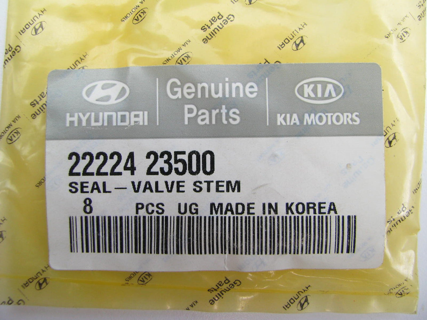 (8 PCS) - New Genuine Engine Valve Stem Oil Seals OEM For Hyundai 2222423500