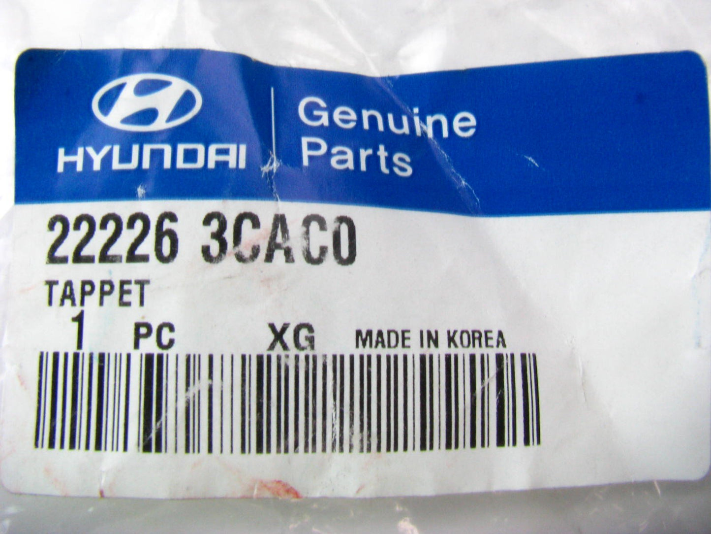 NEW - OEM 222263CAC0 Camshaft Follower Valve Lifter Tappet 3.300mm For Hyundai