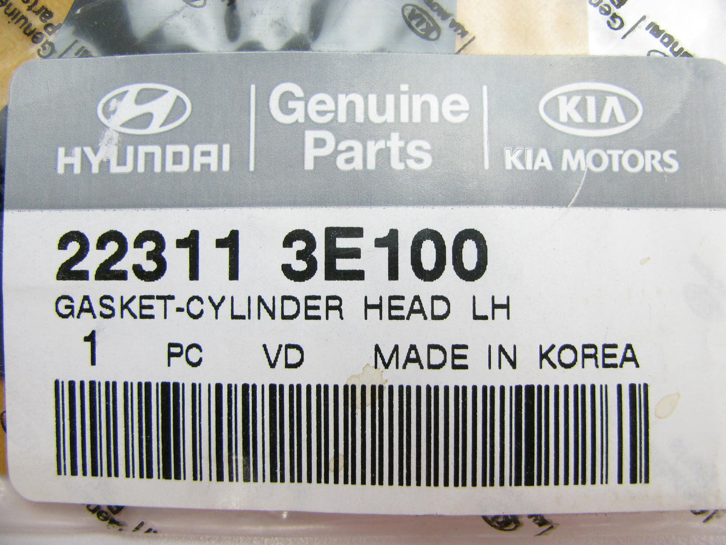 Engine Cylinder Head Gasket (Front Bank) OEM For 2007-2010 Hyundai 2.7L V6