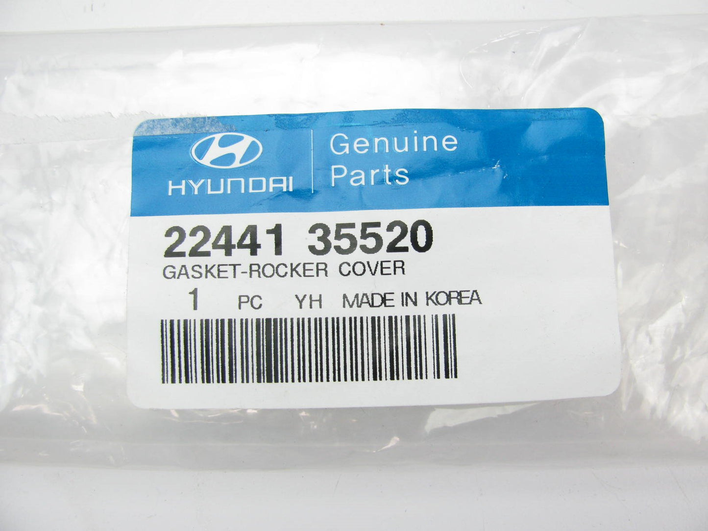 NEW - OEM GENUINE 2244135520 Valve Cover Gasket For 2001-2005 Hyundai 3.0L 3.5L