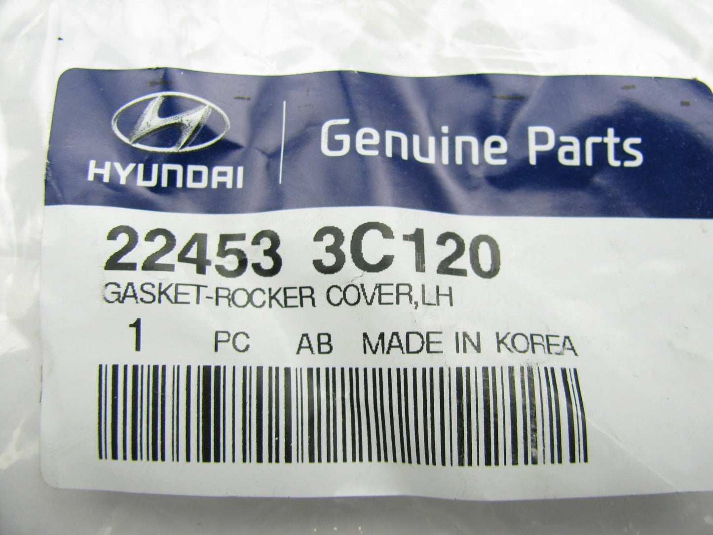 NEW - OEM 224533C120 Left Valve Cover Gasket For 2006-2012 Hyundai 3.8L 3.3L-V6