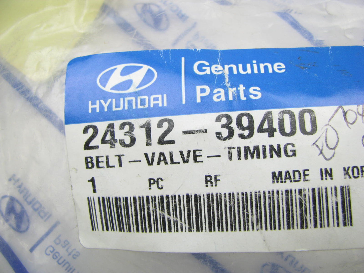NEW - OEM 2431239400 Engine Timing Belt For 2001-2005 Hyundai XG300 3.0L-V6
