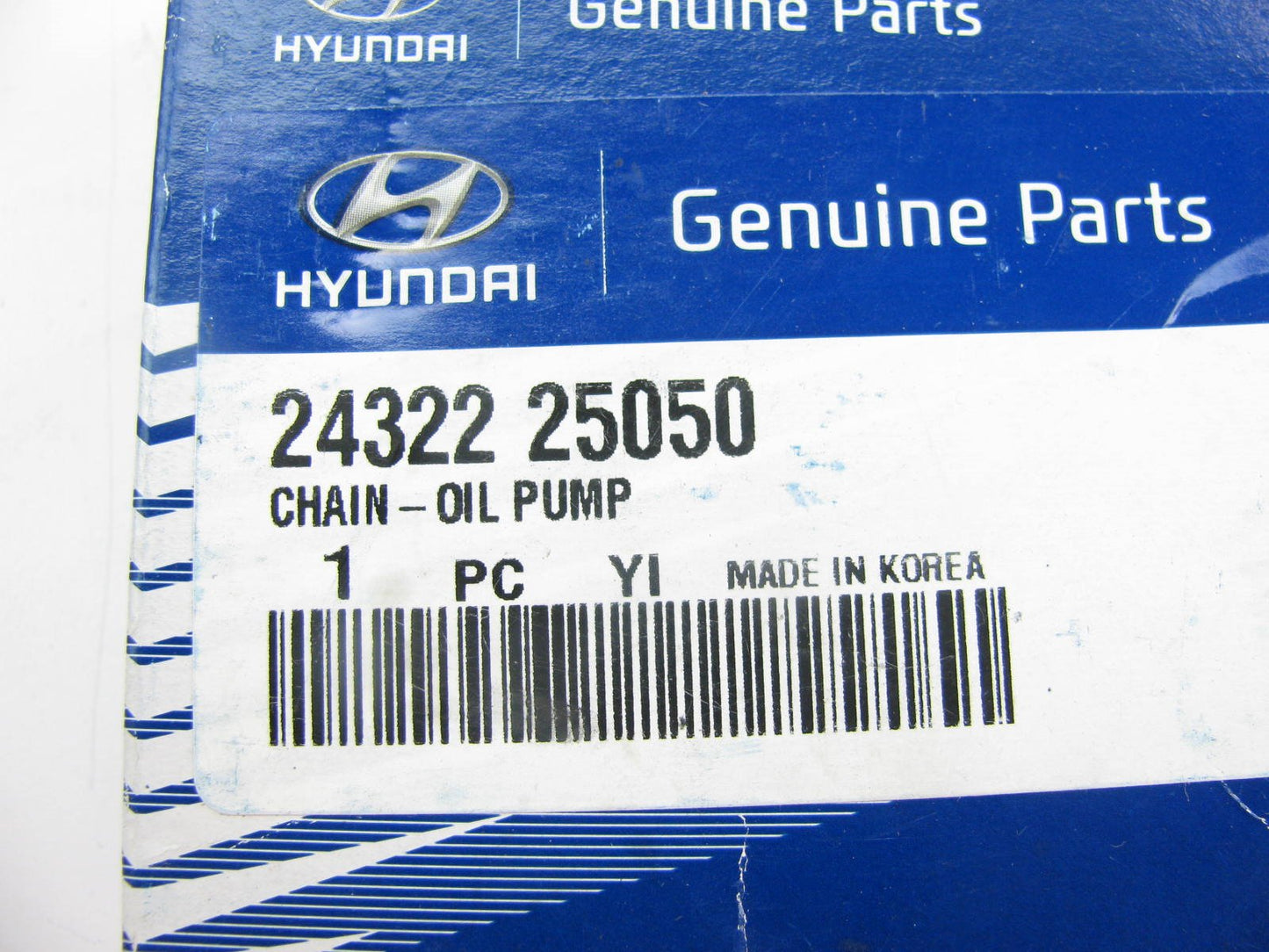 NEW - OEM 2432225050 Engine Oil Pump Chain For 2006-2015 Hyundai 2.4L DOHC