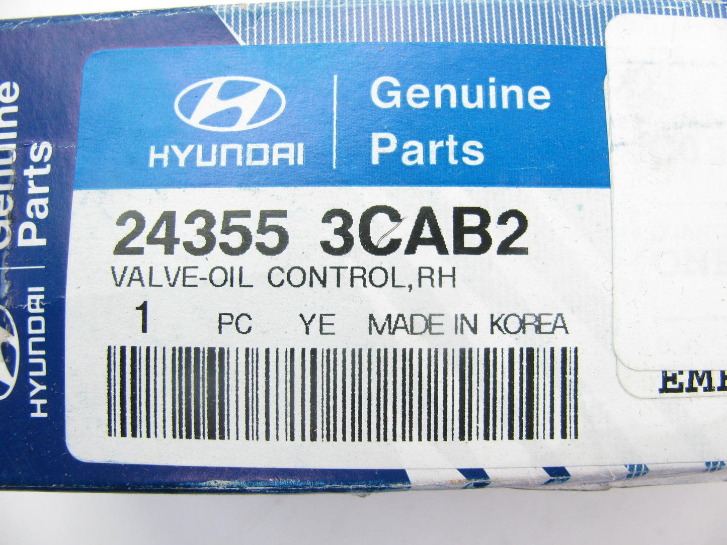 Exhaust (Right) Valve Variable Valve Timing Solenoid OEM For Hyundai 243553CAB2