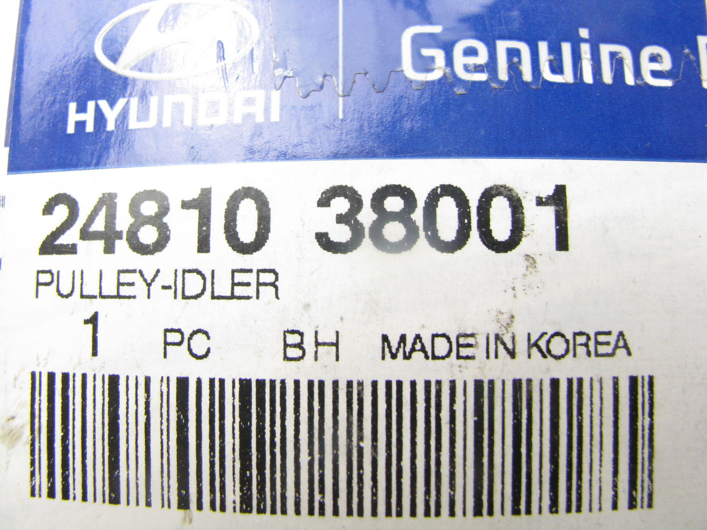 NEW GENUINE Engine Timing Belt Idler Pulley OEM For Hyundai 2481038001