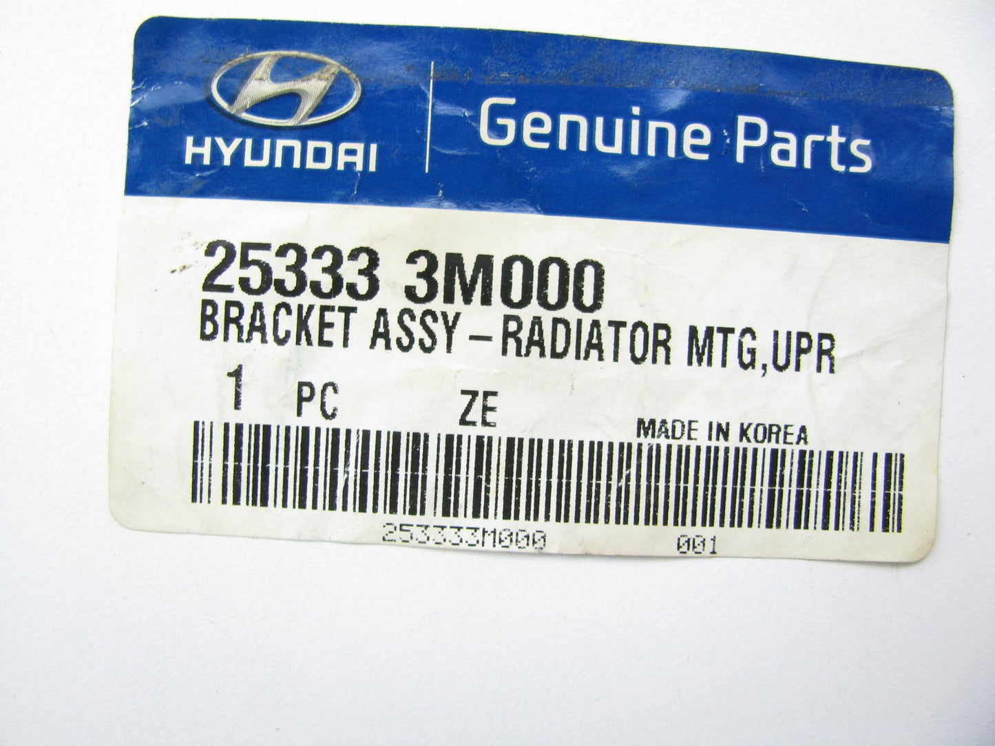 NEW - OEM Radiator Upper Mounting Bracket For 2009-14 Genesis 253333M000