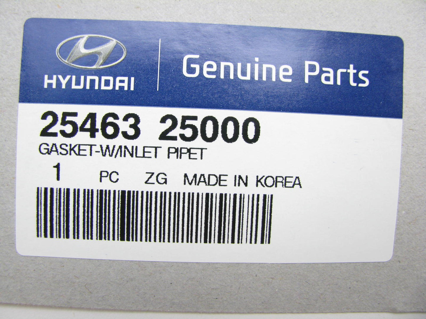 NEW GENUINE Water Inlet Pipe Gasket OEM For 2010-14 Genesis 2.0L 2546325000
